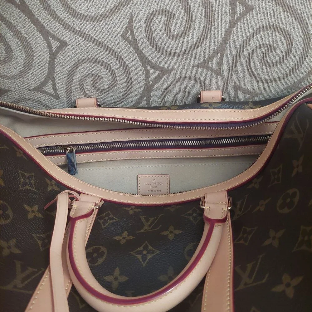 100% Auth Ltd Ed. Louis Vuitton Sofia Coppola 2 way Monogram Speedy Satchel LN - Picture 13 of 16